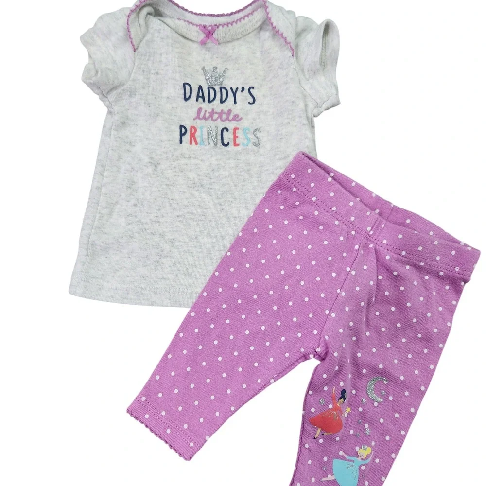 Newborn baby girl clothing lot 9 pieces bodysuits &‎ leggings NB